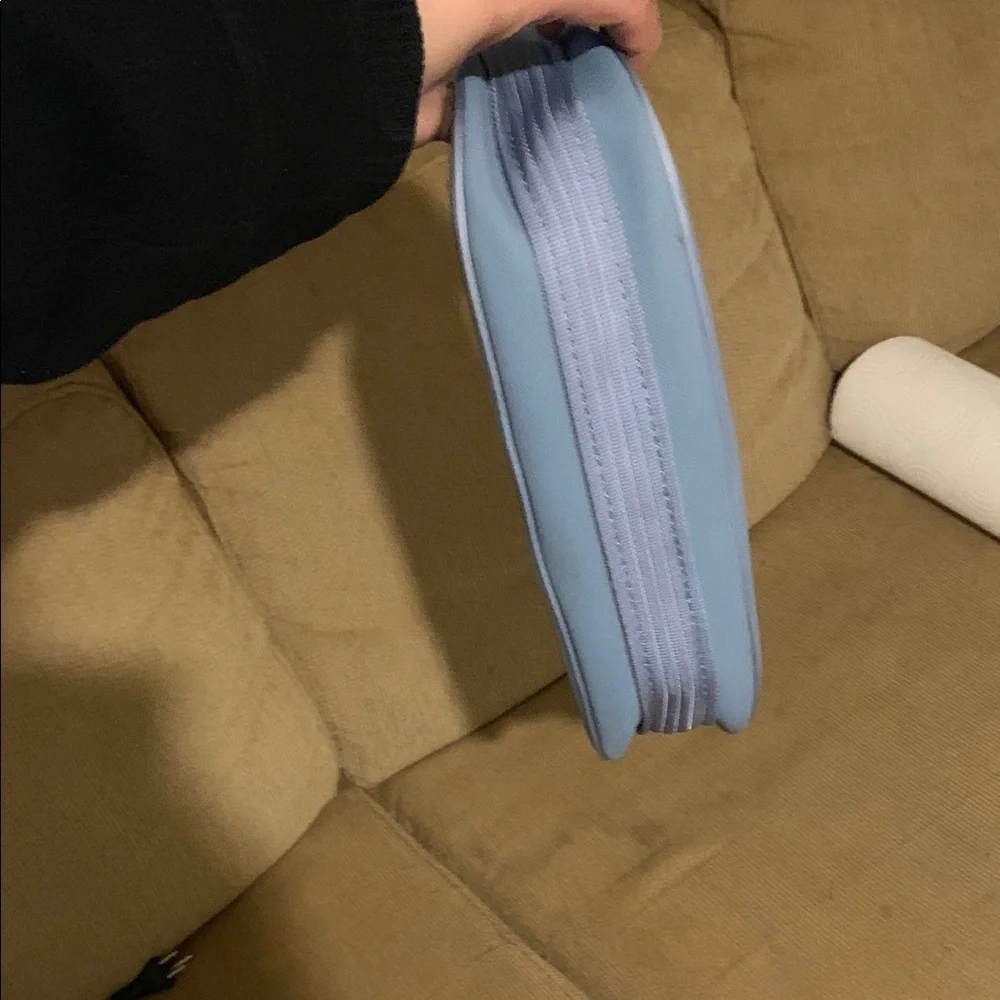 Vintage Lacoste Sky Blue mini baguette Shoulder Bag - Picture 6 of 7